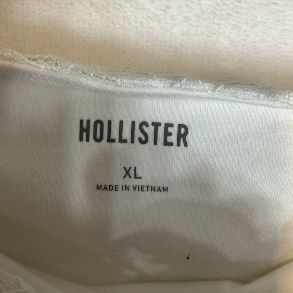 NWT Hollister White Lace Strapless Crop Top A0261 - Picture 4 of 6